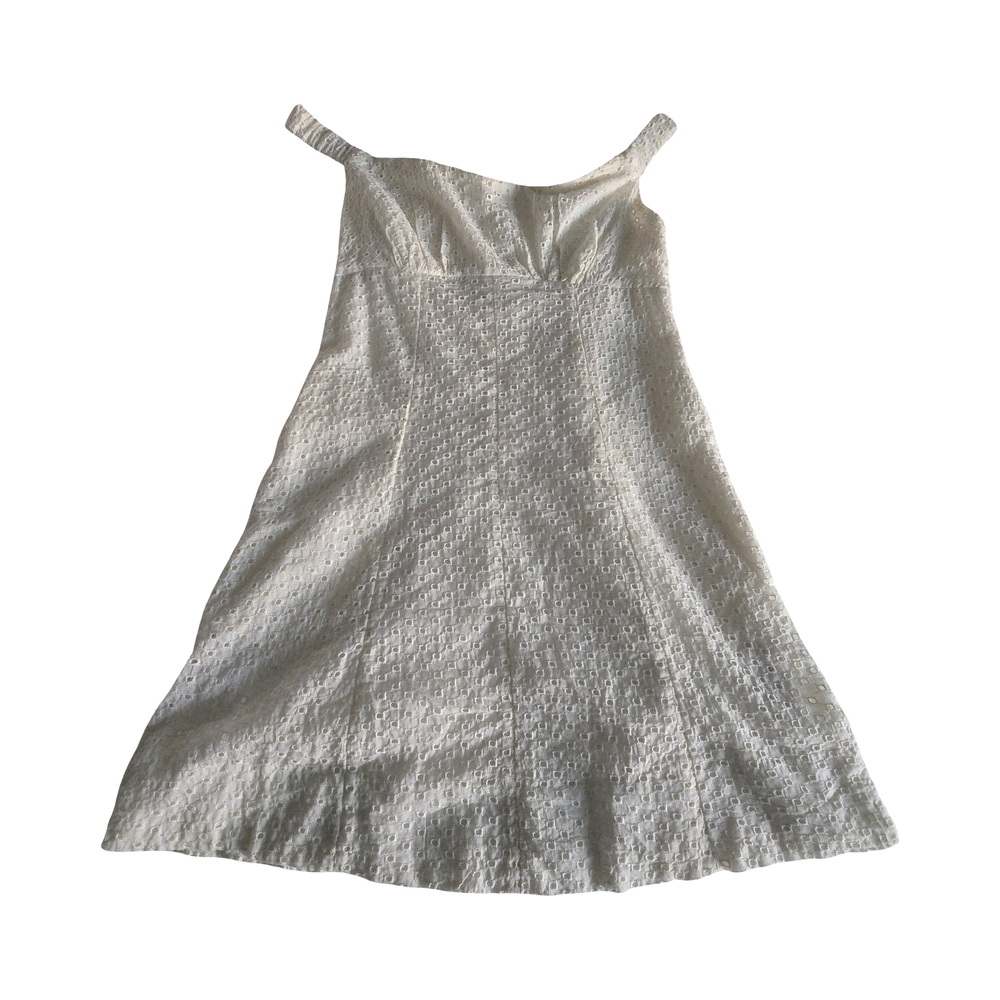 Nwt Free People Berry Kiss Mini Dress Cream Eyelet Off Shoulder Coquette Coastal - Picture 9 of 16